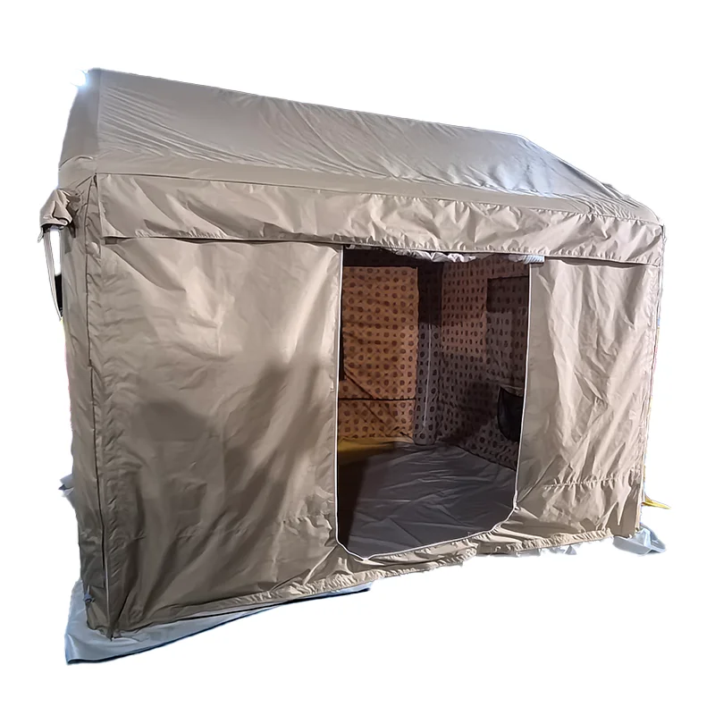 9㎡ Arabic Inflatable Tent 2023 custom air house inflatable camping outdoor hiking canvas tent waterproof inflatable canopy tent