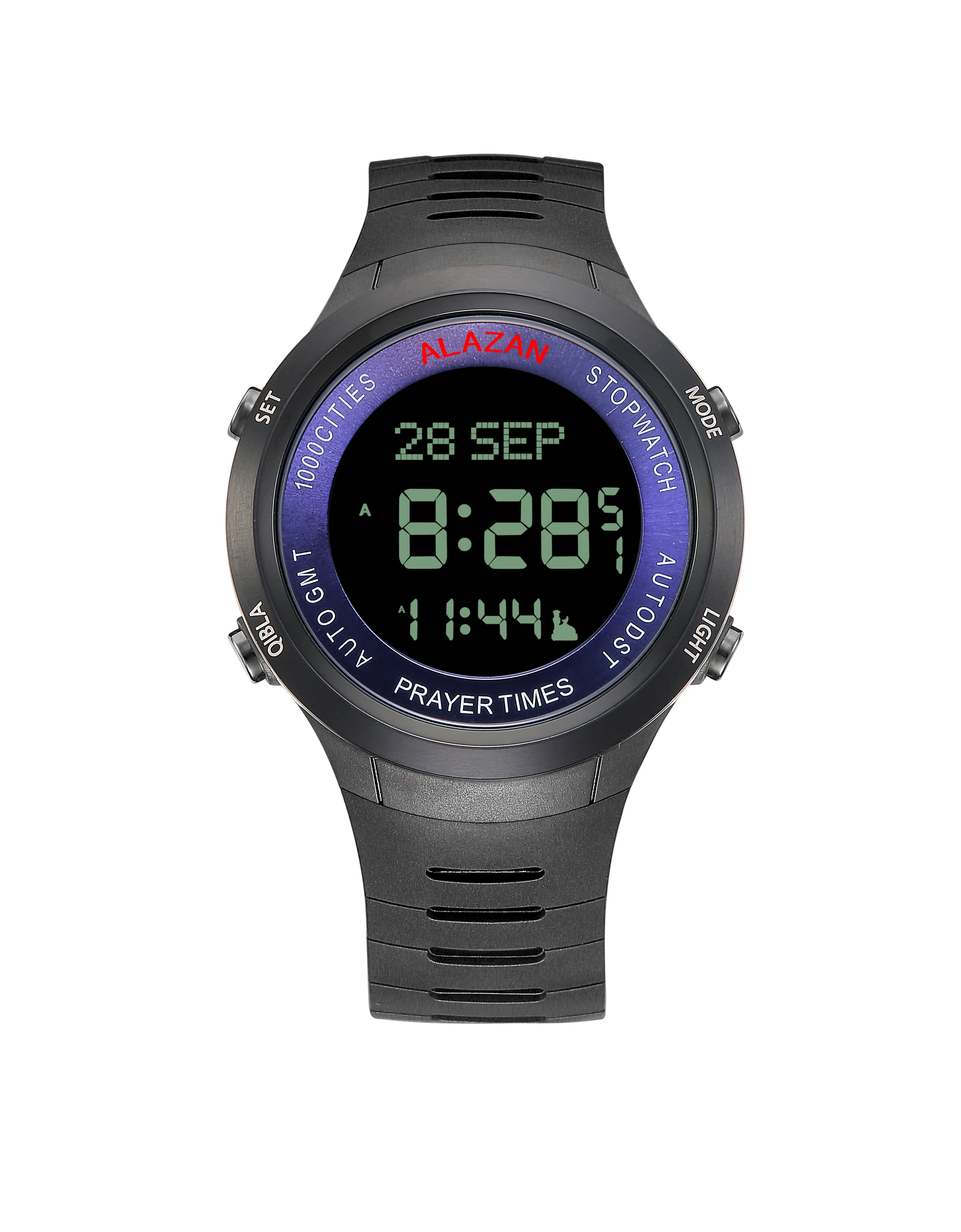 Azan Times (For all cities around the world ) qibla compass direction muslim azan wrist watches gregorian calendar or hijri
