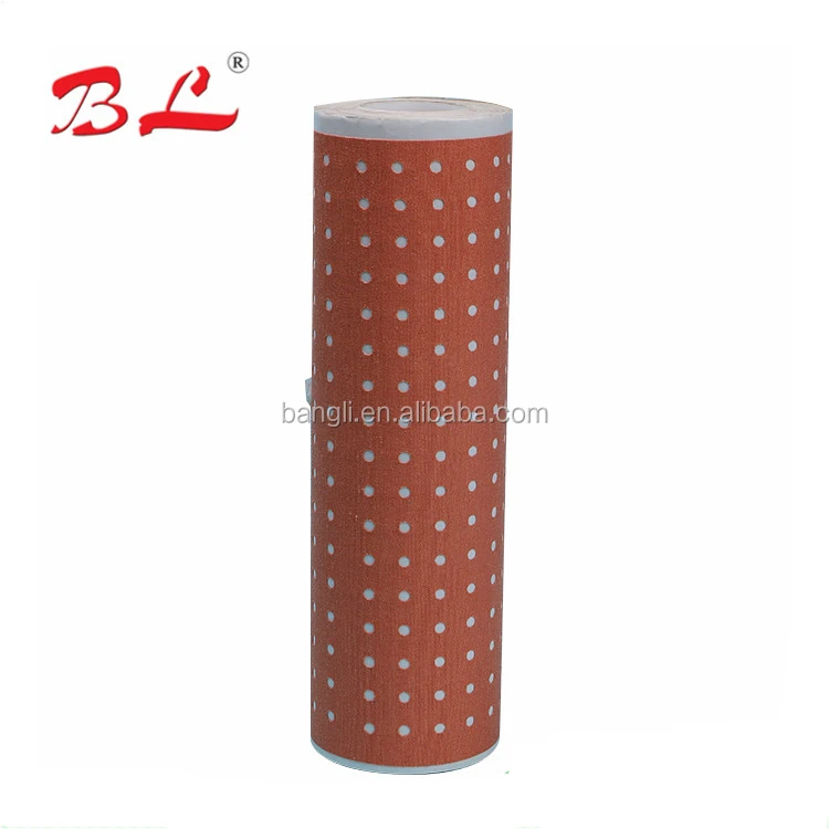 Perforated medical cotton tape zinc oxide plaster roll medical adhesive plaster