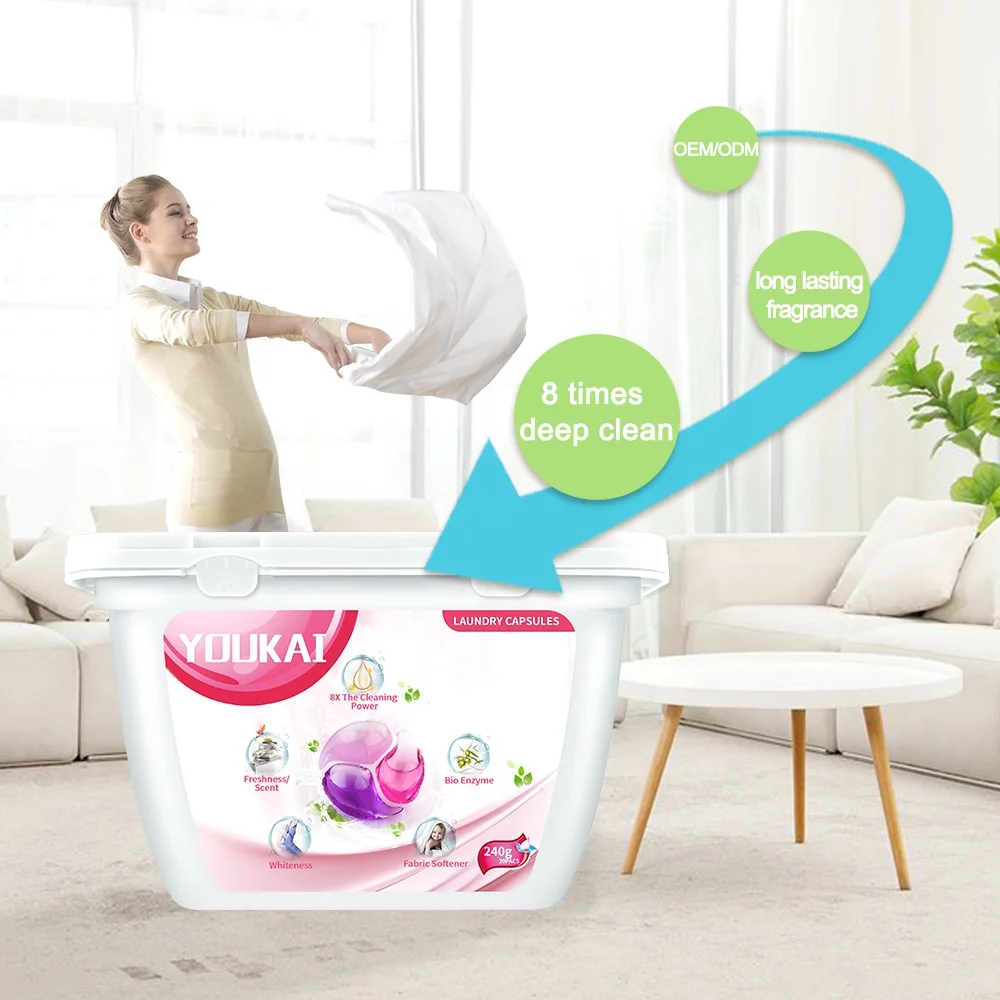 Detergent Capsules Laundry Washing Liquid Detergent Soap Laundry Beads Laundry Gel Ball Detergent