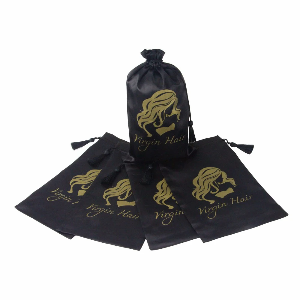 Подарочная сумка на шнурке, Подарочная сумка с индивидуальным принтом, Полиэстеровая атласная сумка на шнурке