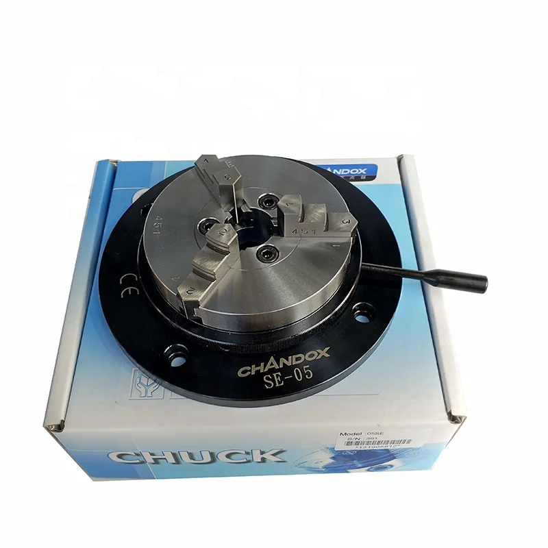 Taiwan CHANDOX Precision Chucks SE-02 CNC Lathe Chuck 3 jaw Manual Chuck