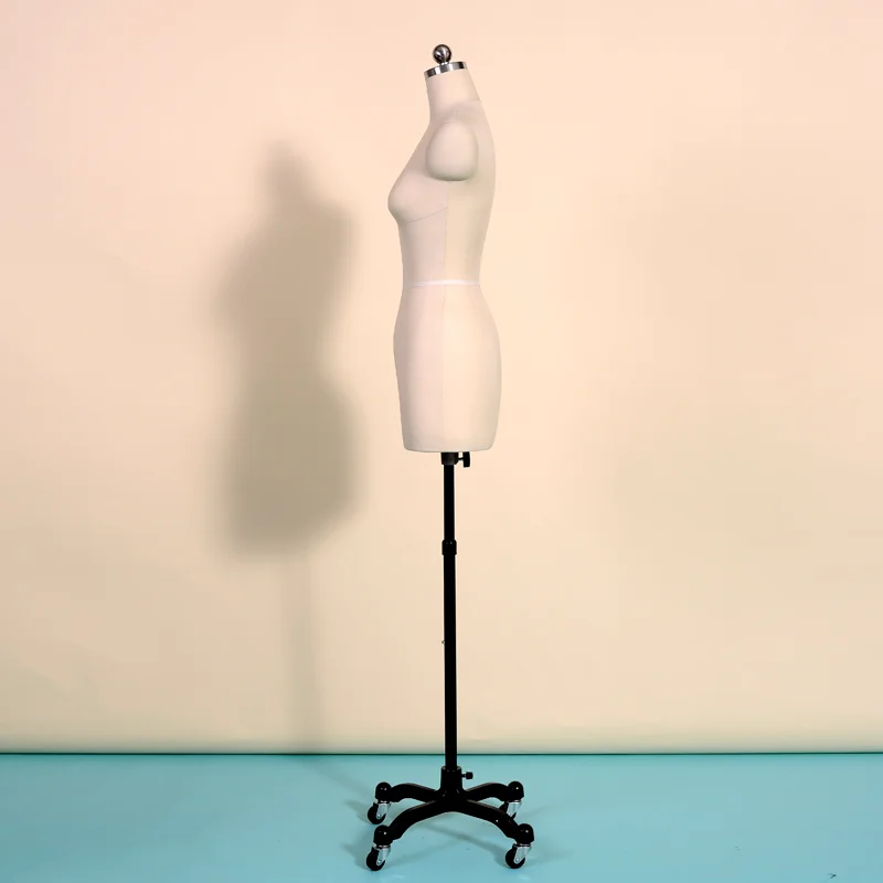 Mannequins  Female Torso for Sewing, Wheeled Half Dress Form for Women Jewelry Wedding Dress Lingerie