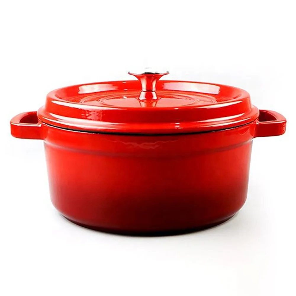Non-stick Cast Iron Enamel Soup Pot Cookware