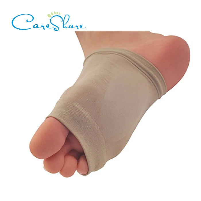 Силиконовый Эластичный Бандаж с поддержкой свода стопы компрессионный рукав Подошвенный Фасциит супинатор гелевыми подушками