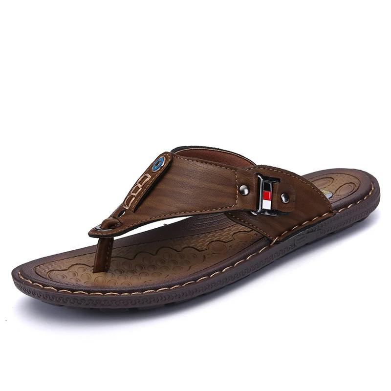 
Microfiber Sandals For Men Summer Breathable Flip flops Men Slippers 