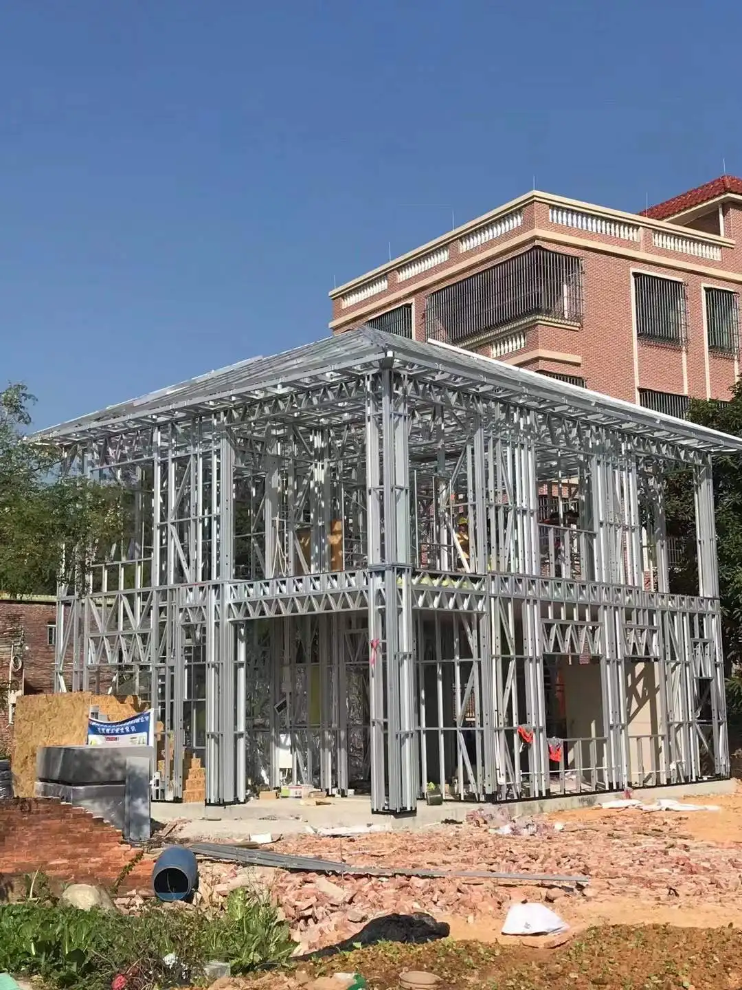 High Quality Professional Design Light Steel Villa  Luxury Villa Design Prefab Villa Big House