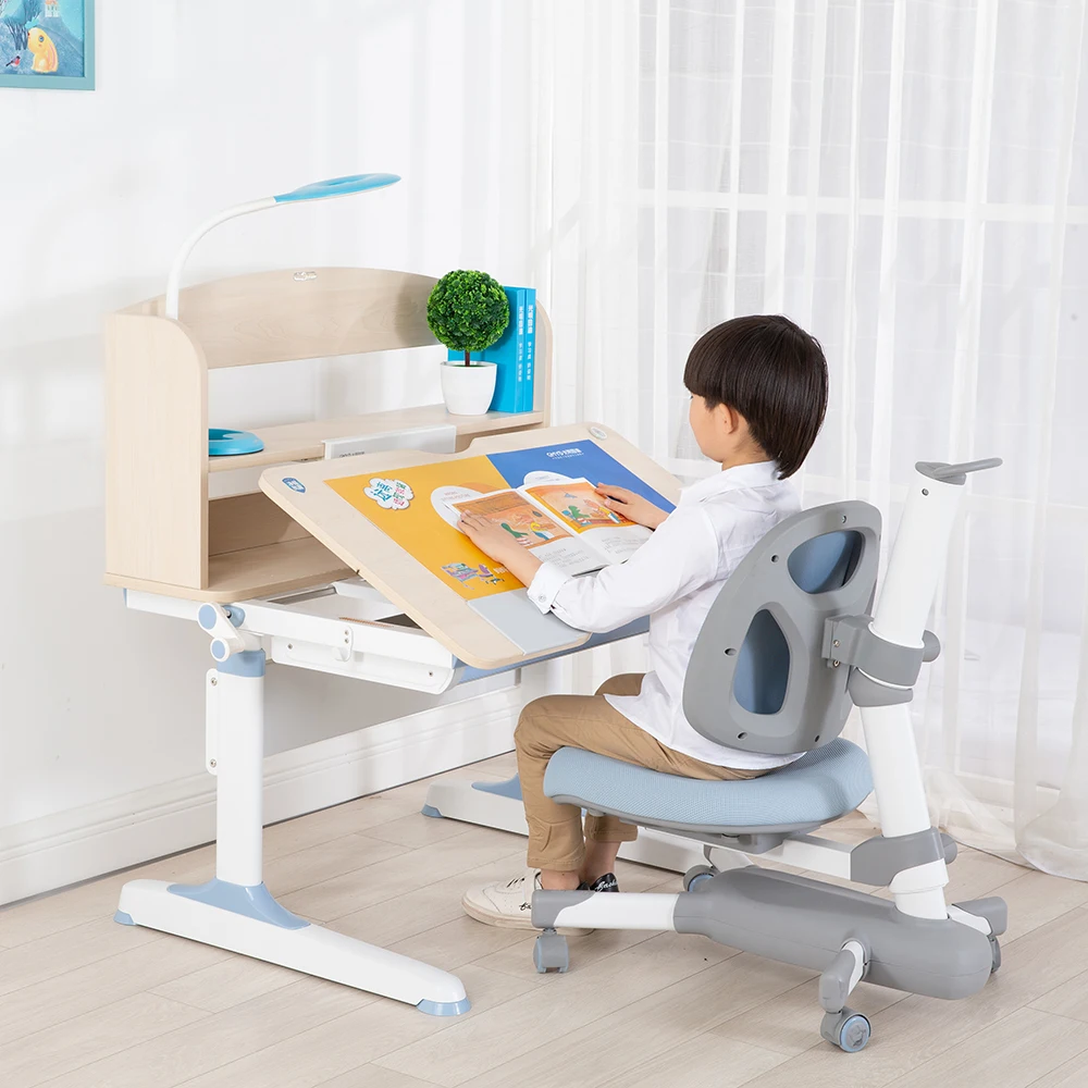 GMYD 2022 New Model Adjustable Study Table for Kids Ergonomic Children Study Table and Chair