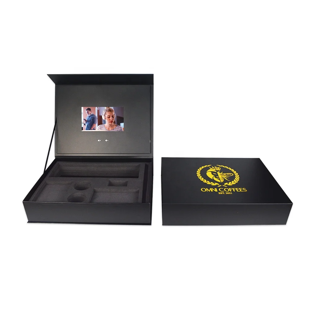 Оптовая пользовательские печатные Уникальный 7 дюймов ЖК-экран магнитное поле подарок устройство для видеосъемки