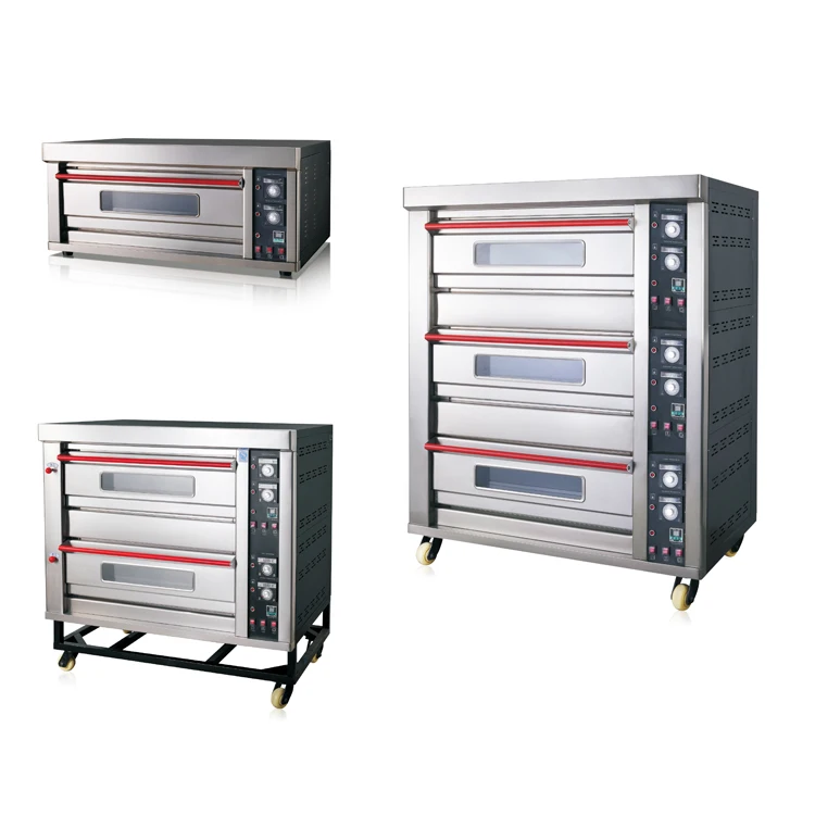 Easy to operation Multi-function 9 trays deck oven single deck baking oven