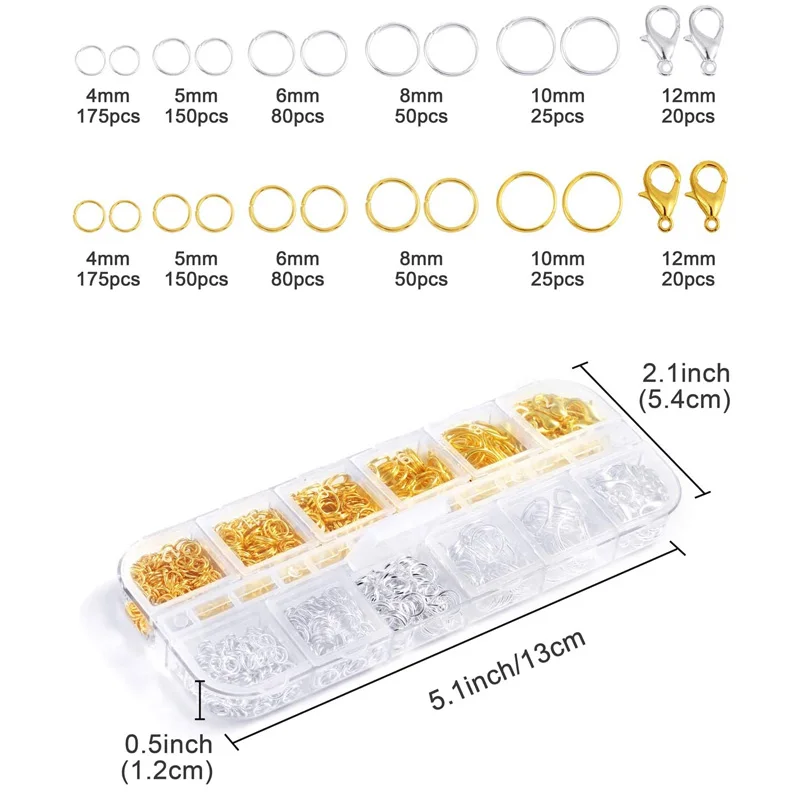 Lobster clasp pliers gold silver chain accessories jewelry DIY necklace jewelry accessory set