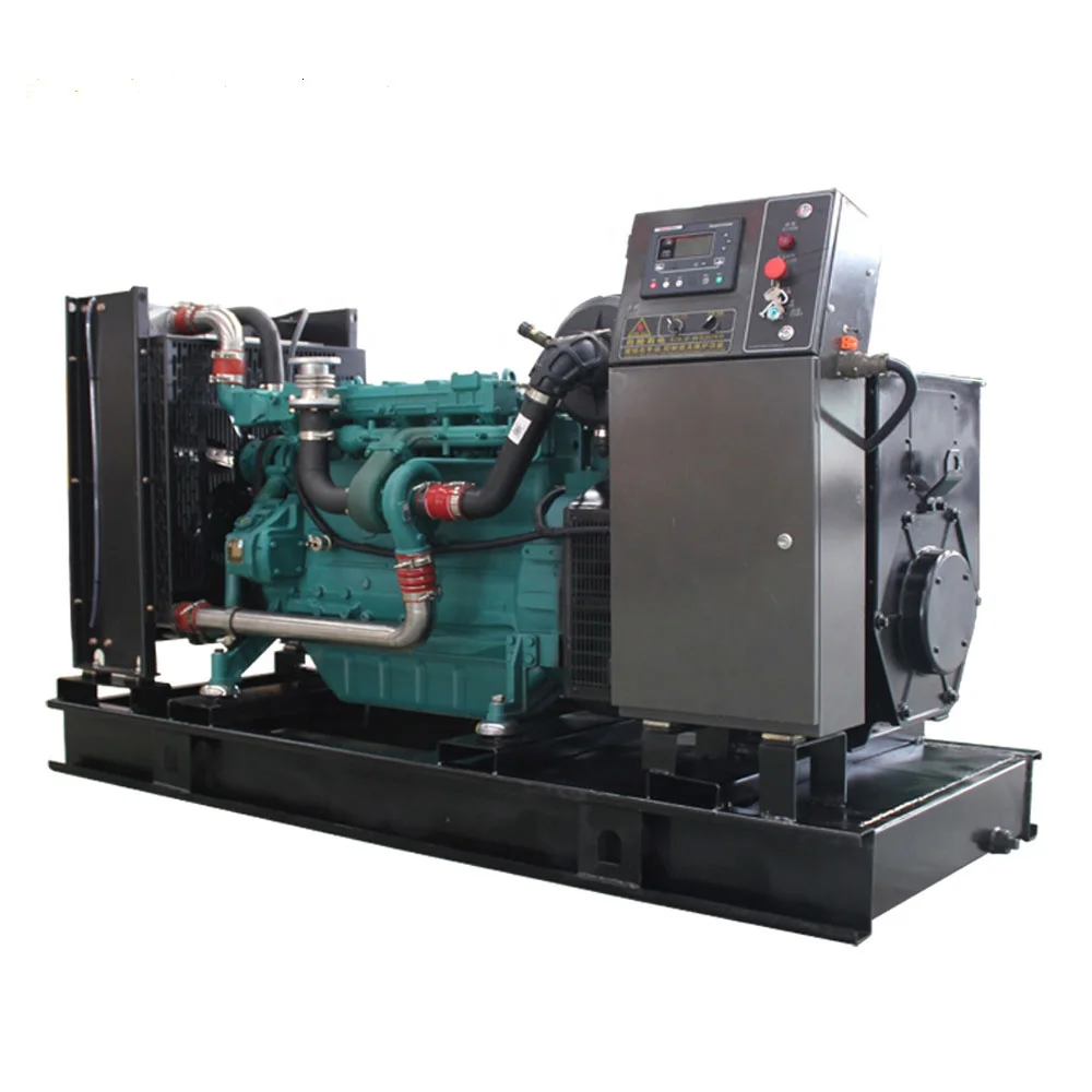silent type diesel generator 80kw water cooled 100kva open container trailer mobile type generator diesel