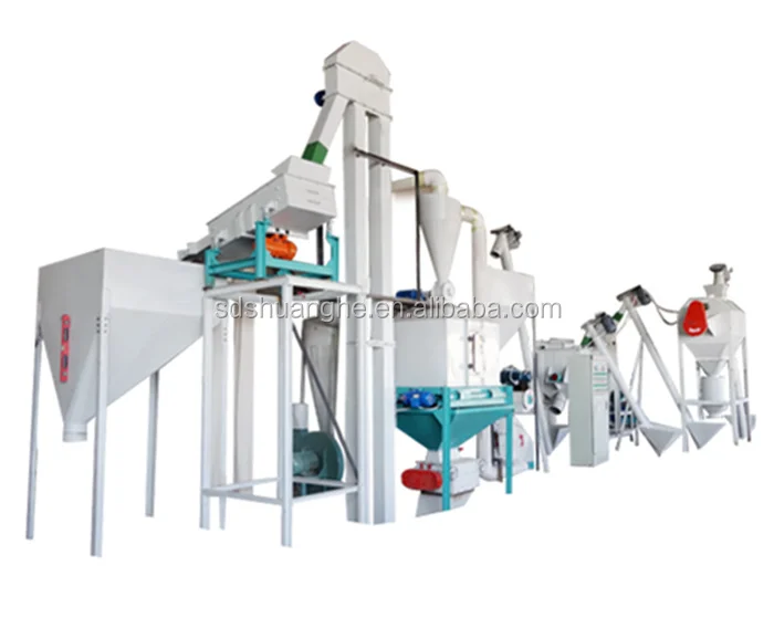 germany poultry feed production line machine for sale with 1T/H capacity