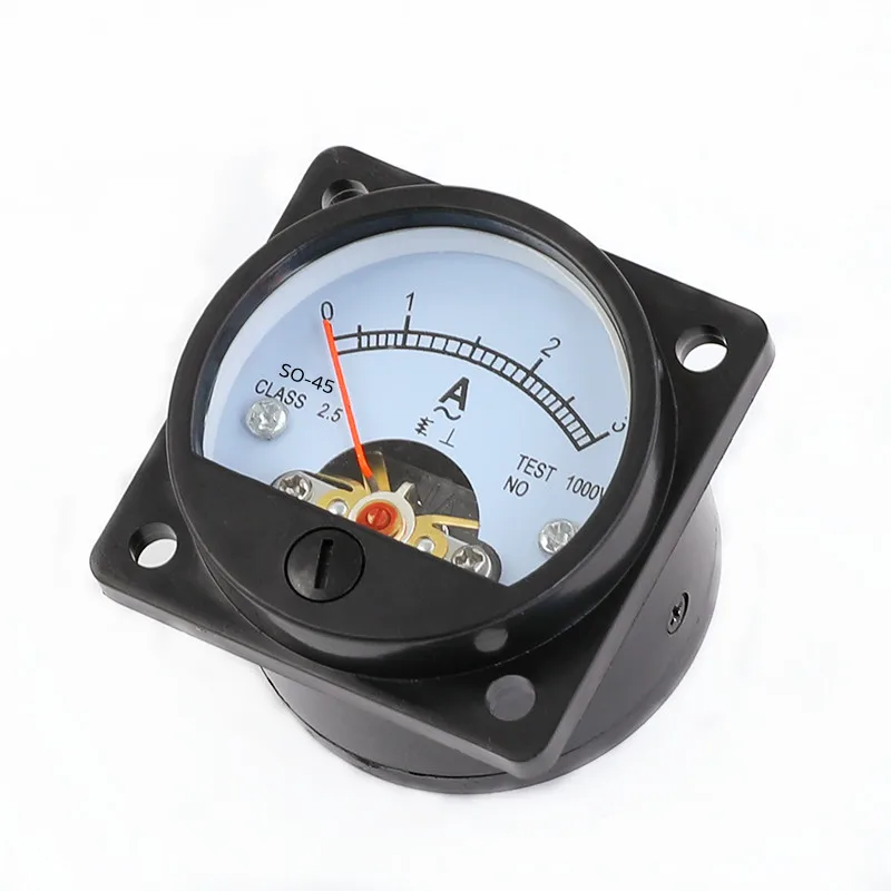 Analog Pointer Panel Meter 10A30A50A100A200A300A Round Ammeter DC Ampere Meter