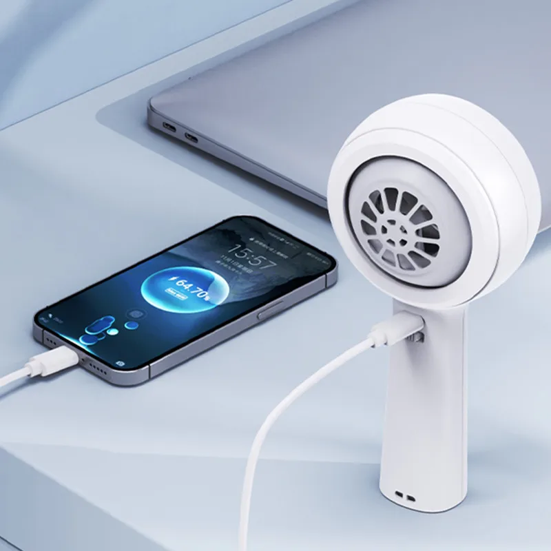 High Speed mini portable electric turbo fan Handheld Fan Battery 3000Mah Portable Mini Usb Rechargeable hand held Fan