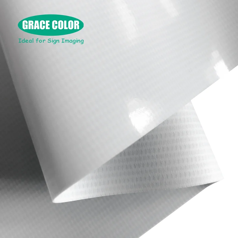 Гибкий баннер из ПВХ с цифровой печатью с подсветкой спереди и с подсветкой, 230-510 г