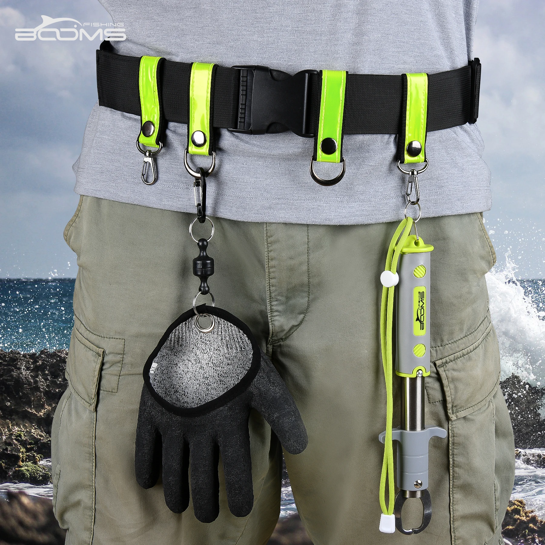 Booms Fishing FB1 нахлыстовая Рыбалка для серфинга рыбалки с ремнем