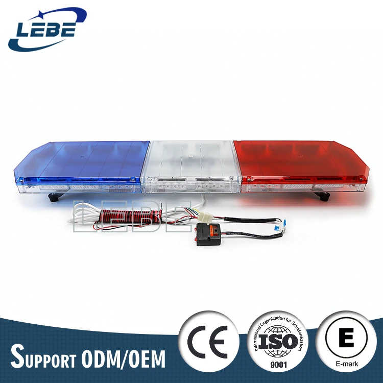 
Wholesale red blue led ambulance emergency rotating police light bar 