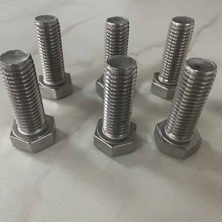 NXF DIN ISO UNI ASME стандарт S32205 дуплекс UNS S31803 M6-M36 крепеж из нержавеющей стали шестигранный болт