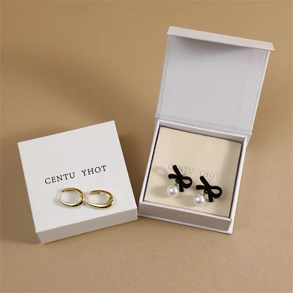 Custom Logo Paper Jewellery Box Magnetic Paper Gift Jewelry Box Eco- Friendly Jewlery Box