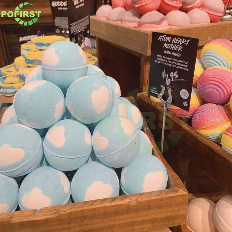 Wholesale Custom Colorful Bubble Bath Fizzies Natural Ingredients Handmade Bath Bombs Kids Bath Bombs