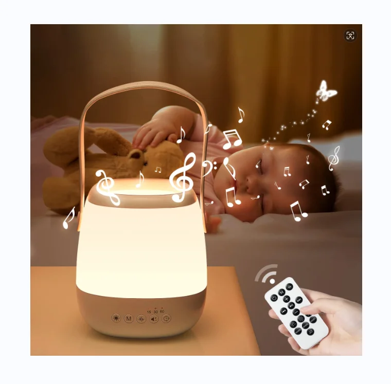 Onefire Wholesale Baby Night Light For Baby Nursery Sleep Sound Machine White Noise Night Lamp Projector Night Light