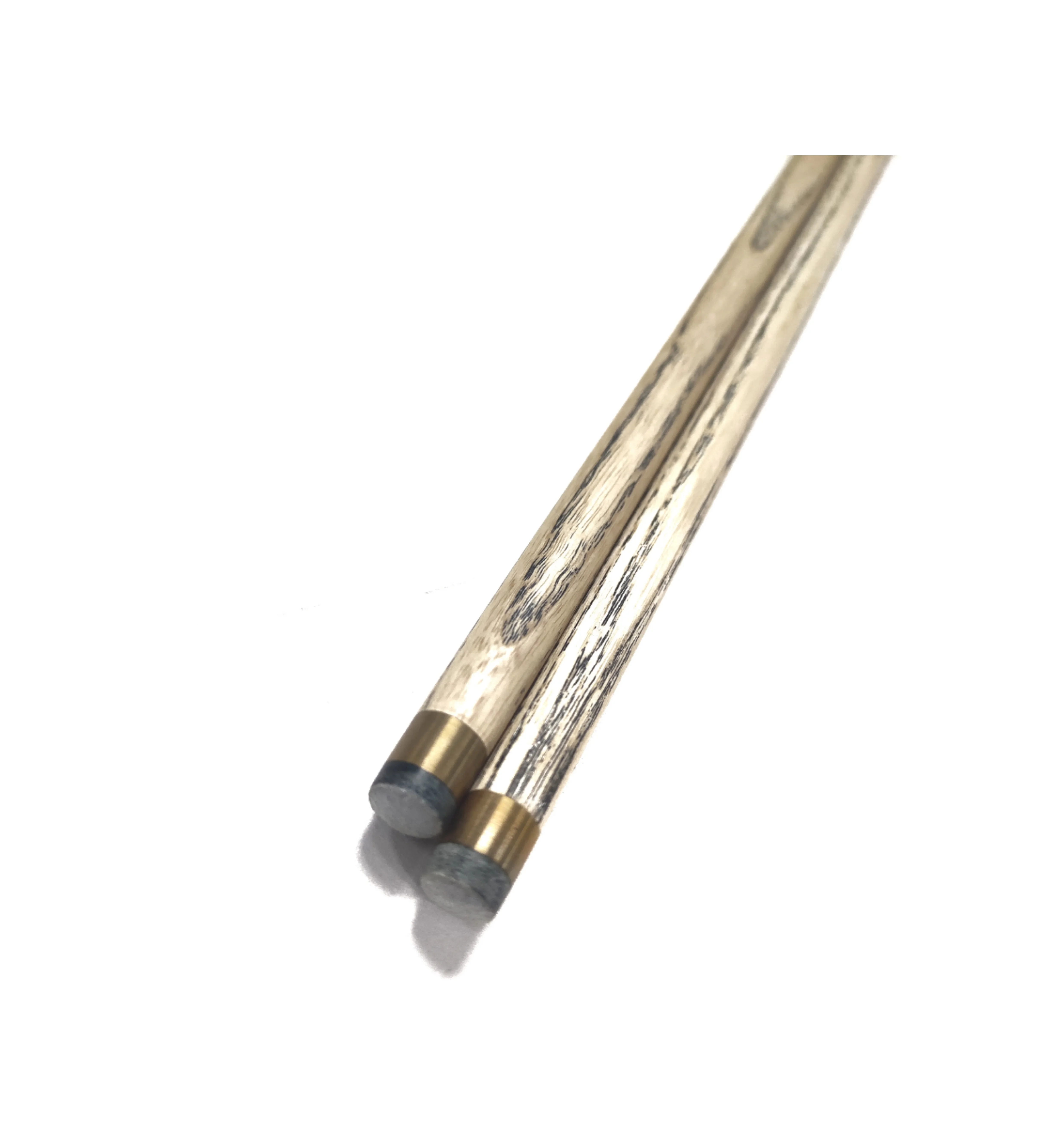 OMin Gunman Hand Made Superior Snooker Cue with Aluminium Telescopic Extension. Ash Wood Shaft, Ebony Shaft. 10mm Tip