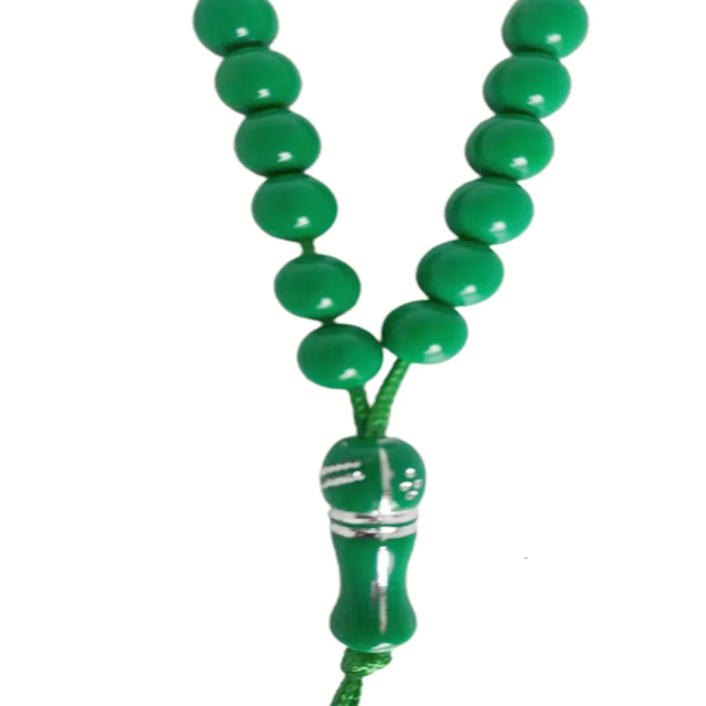 Resin Material Islamic Tasbih Prayer Beads Muslim Rosary Worship Supplies Accessory