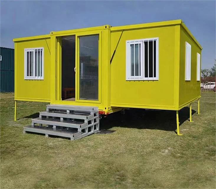 Prefabricated shipping container frame house prefab 20ft 40ft steel structure modern movable foldable extendable detachable home