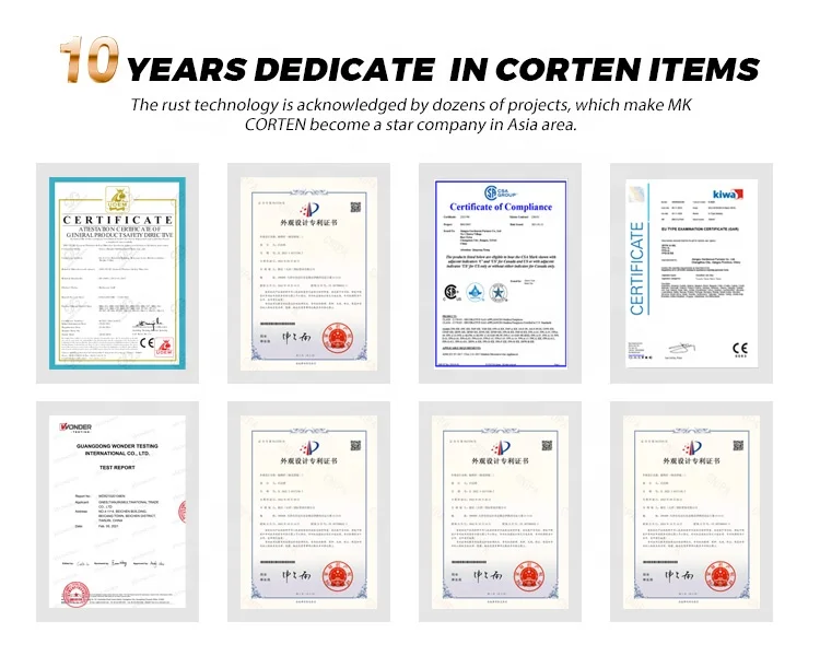 100cm Corten Steel Fire Pit Outdoor Propane Vented Gas Space Fireplace Heaters Water Fire Bowl for Swimming Pool