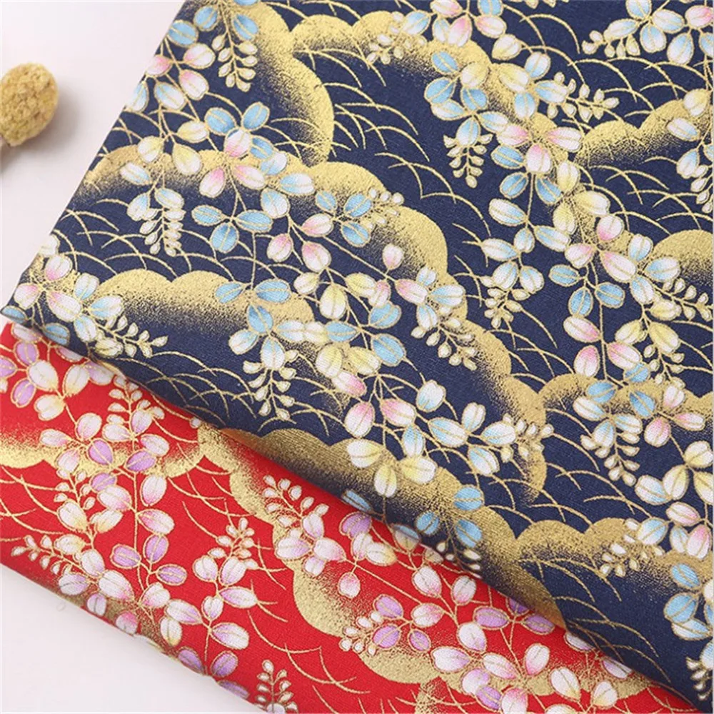 Comfortable  Kimono Beautiful Cloud Cotton Fabric 100% Cotton for Home Textile Pants Sofa Cloth