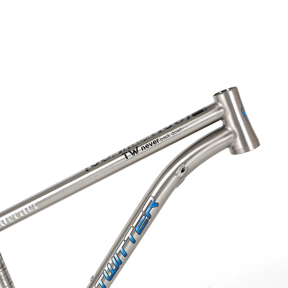 China Bicycle Factory OEM 27.5 29 inch titanium alloy mountain bike frame 142 thru axle mtb titanium frame