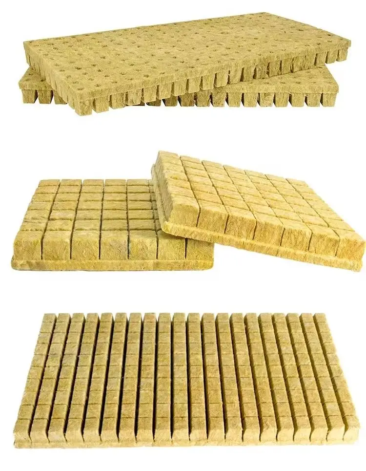 Factory Direct Sales Of Hydrophobic Rock Wool Sheeting For 1 Inch Cubic Seeds