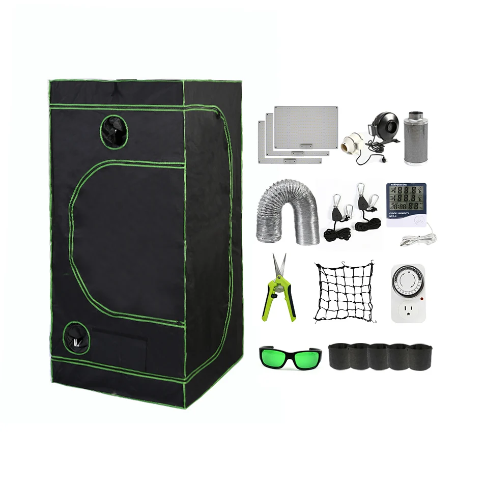 Greenhouse Equipment Hydroponics Growing Kits Grow Room Kit Grow Box Tent Kit