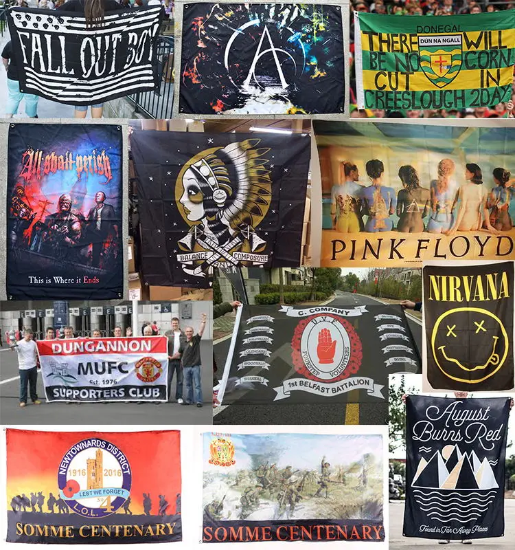 Promotion Outdoor Custom Flag 3x5ft Sublimation Blank Customized Banner Personalized Design Any Logo Flying 3x5 Ft Custom Flag