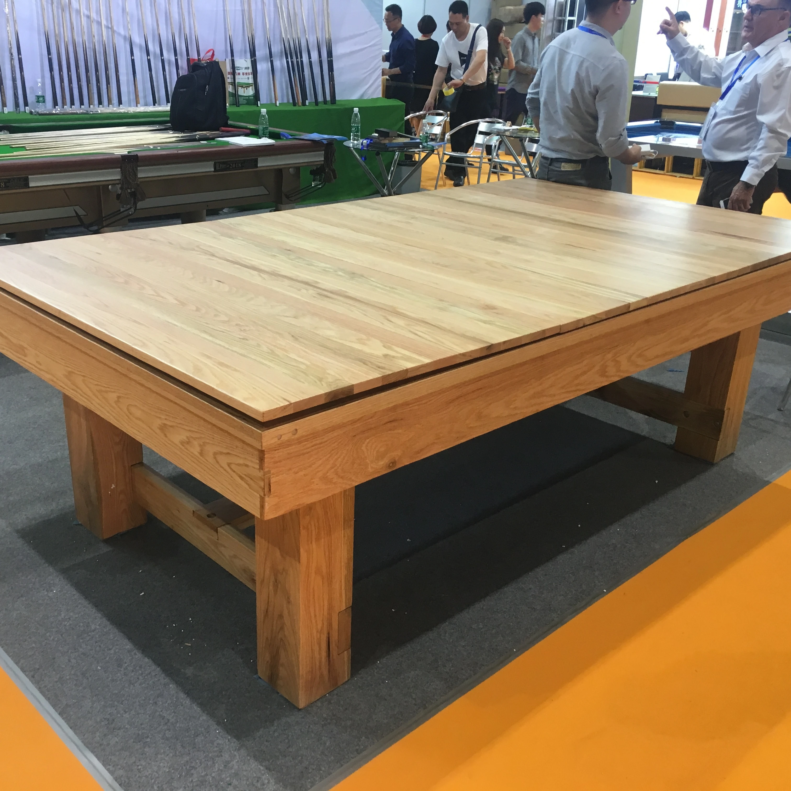 BLP-A-05 biaoli высокого качества Новый американский стиль бильярдный стол, обеденный стол, во внутренней структуре используется натуральное дерево с грифельная доска