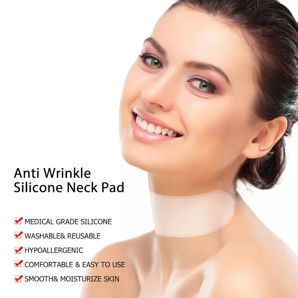 Hot Selling  Reusable Anti-wrinkle Silicone Neck Pad  Anti-aging Neck Wrinkle Remover