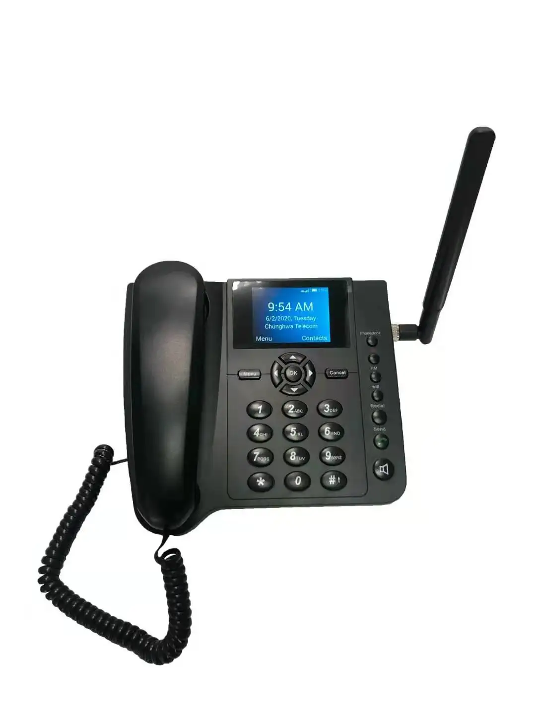 4G VoLTE LTE fixed wireless phone FWP desktop phone recording color screen sim landline  phone and WiFi hotspot