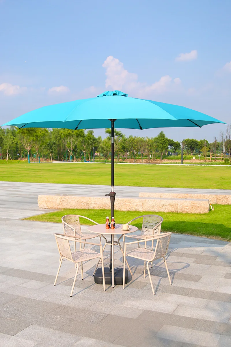 Wholesale Outdoor Garden Patio Umbrella with Table Chairs Beach Waterproof Polyester Outdoor Furniture Contemporary 1 Pc/1ctn