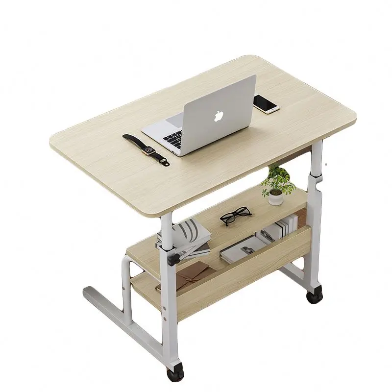 Bed Hot Sale Modern Mobile Lift Table Movable Lift Low Price Foldable Living Room Bedroom Wood Tables Sofa Small Tables