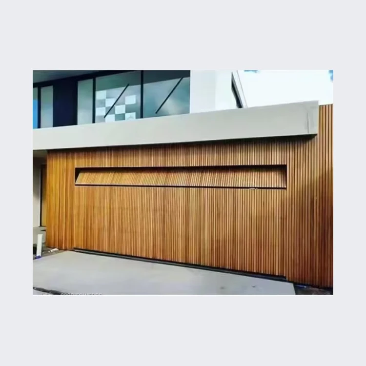 Top Selling Residential Modern Flush Sandwich Panel Automatic Sectional Overhead Steel Garage Door For Homes