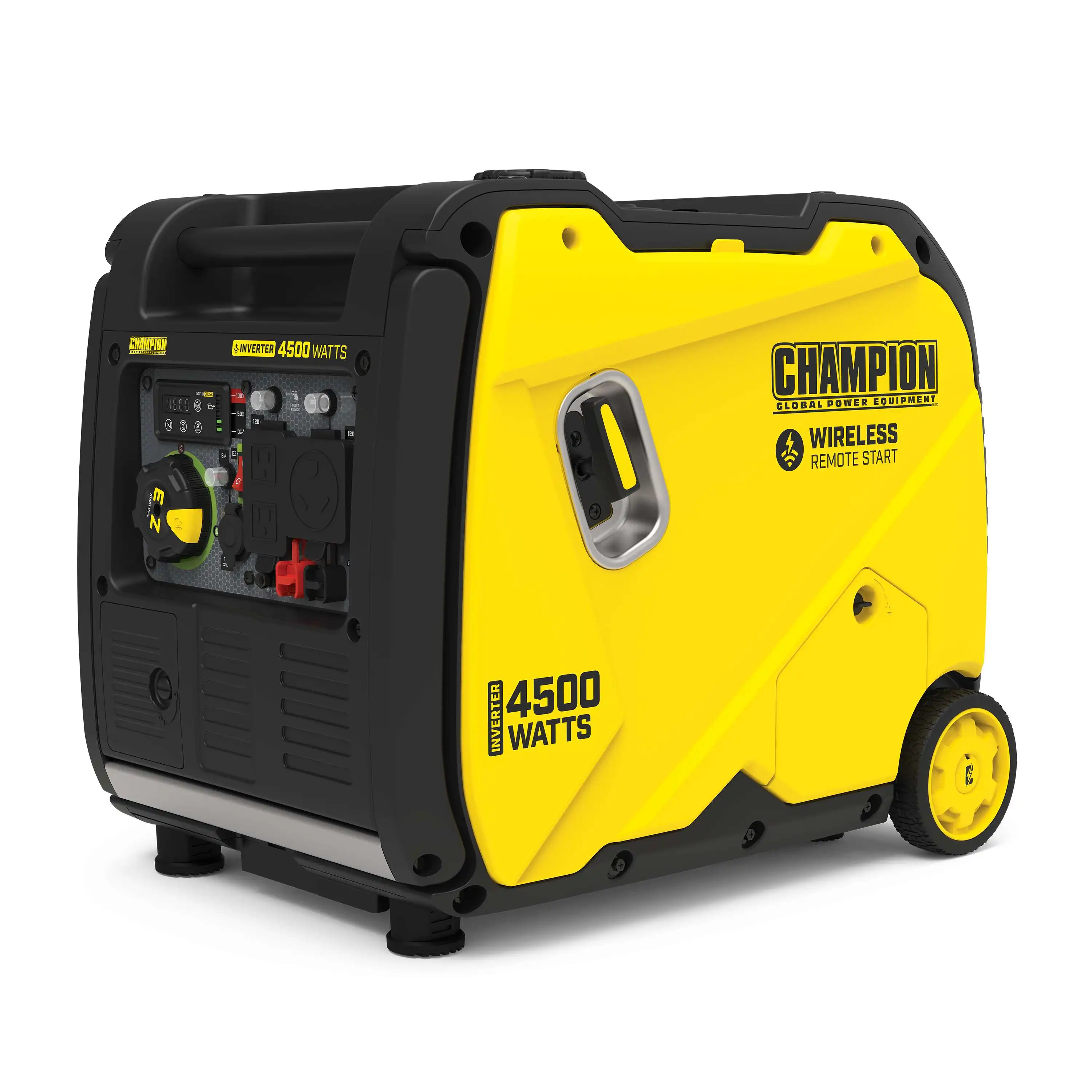 Champion 4500-Watt Wireless Remote Start Inverter Generator with Quiet Technology