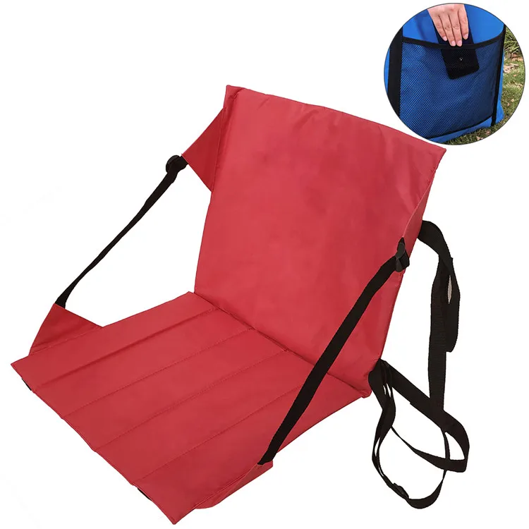Comfortable Handle Folding Stadium Seat Cushion for Outdoor Sports, Picnic, Camping and Hiking