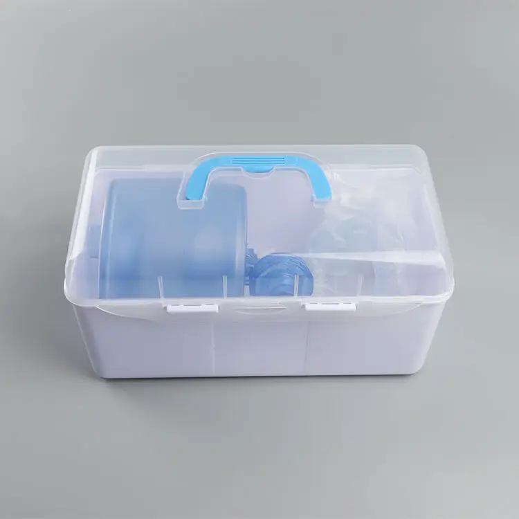 Medical Resuscitator Kit Portable Simple Manual Resuscitator Ambu Bag Factory Supplier with Carton