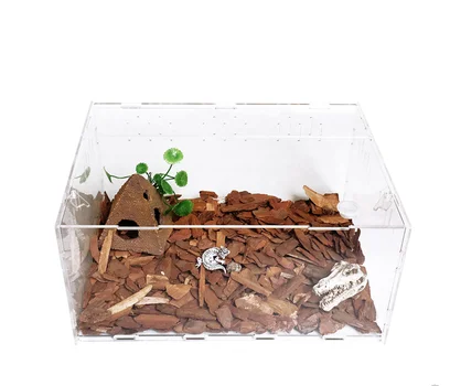 reptile terrarium, Acrylic reptile box for spiders and lizards/