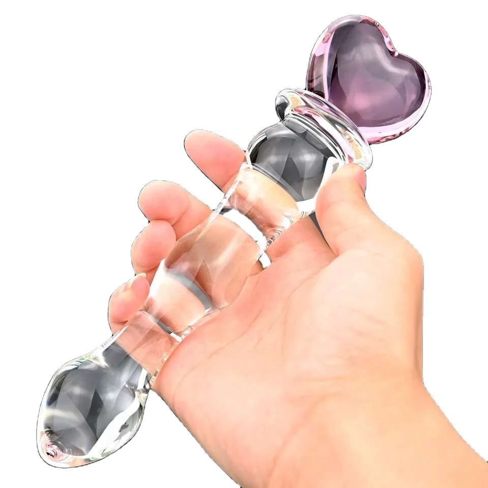 Anal Butt Stimulation Advanced Crystal Beads Anal Butt Plug Vaginal Glass Dildo Adult Sex Toys Anal Toys