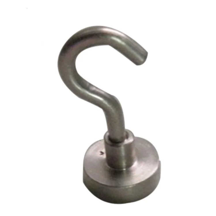 Strength Round Base Fastener Grappling Neodymium Magnet Hooks
