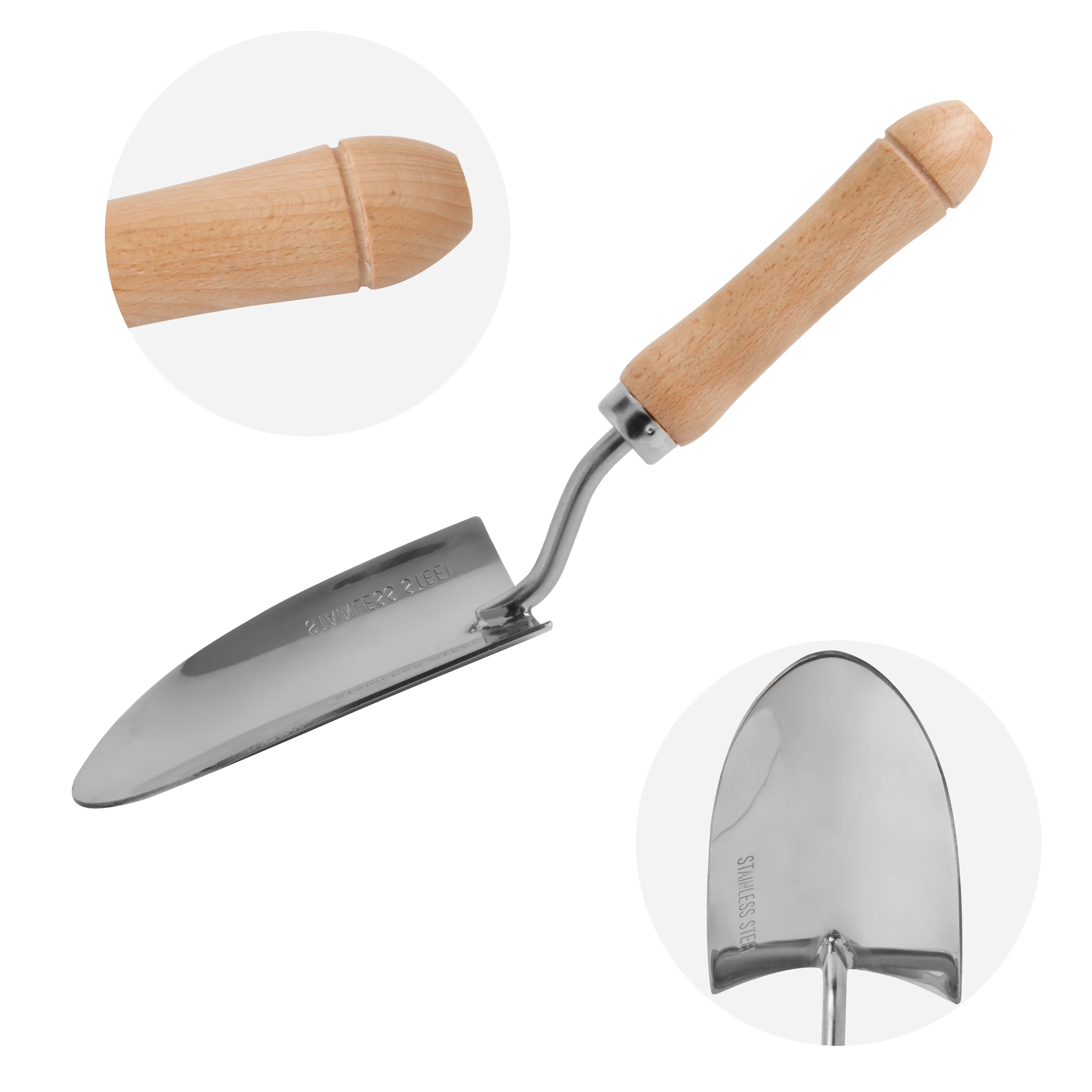 Gardening Hand Tools Professional Spade Shovel Rake 3 in 1 Home Use Garden Hand Tool Set