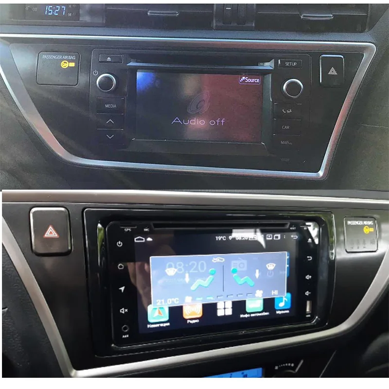 Android 11 Car DVD Player GPS Navigator For Toyota Auris Hybrid 2013+ Autoradio Navigation Stereo Head Unit Radio SWC
