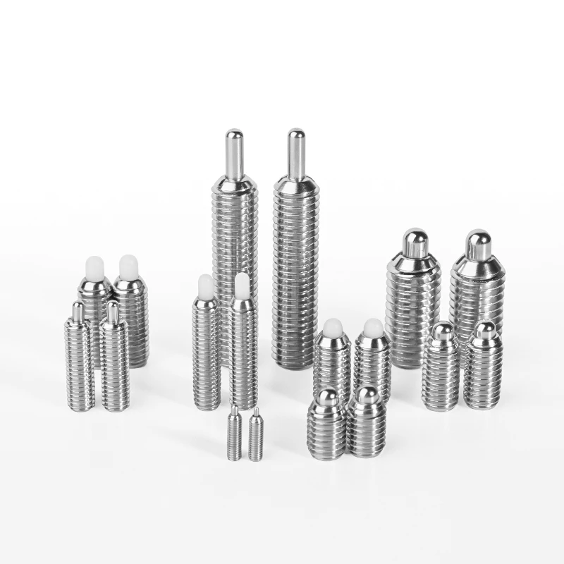 4mm fasten small m2.5 plain 3/8-16 right gold-plated d1.5 housing conductive steel smoothpress pins plate mount spring plunger